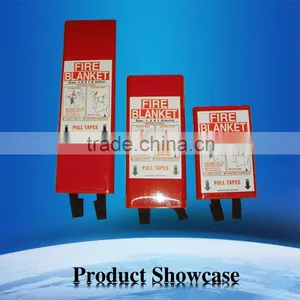 1.2m*1.8m Fire Blankets Packed in Red PVC Hard Box for Kitchen Use thumbnail-1