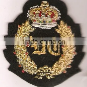 Hand Embroidered Badges , Emblems , Crest , Insignias , Patches thumbnail-1
