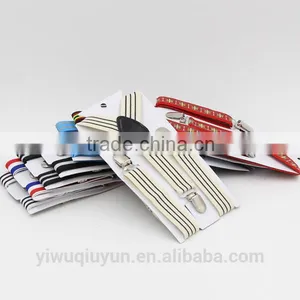 Wholesale Stripes Baby Boys Children Clip-on Suspender Y-Back Child Elastic Suspenders thumbnail-1