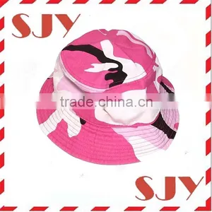 Unisex Cotton Cool Camouflage Bucket Hat Wholesale thumbnail-2