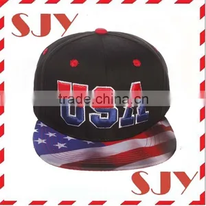 New Arrival Custom Flat Brim Embroidery Snapback Cap/Hat thumbnail-6