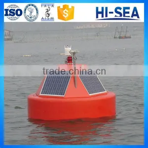 1500mm Polyurea Monitoring Buoy With Solar Panels and Navigation Mark Light thumbnail-1