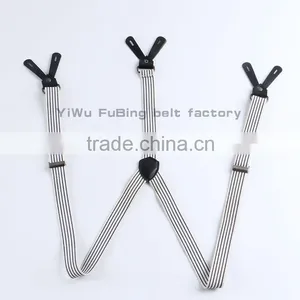 Boy and Girl Elastic Fabric Suspenders Belt With pu Buckle thumbnail-2