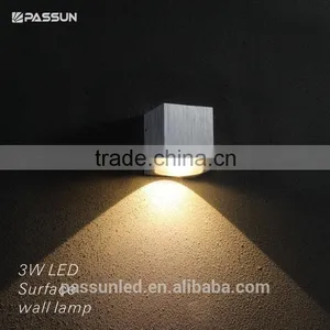 Pure Aluminum 2*1w 244lm Led Surface Wall Light thumbnail-2