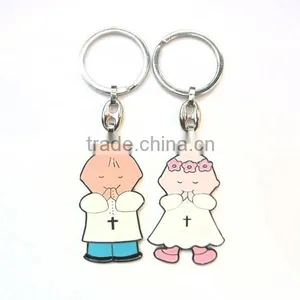 Best Selling Religious Couple Angel Keychain Sales in Aliababa,new Design Girls and Boy Angel Keychain thumbnail-1