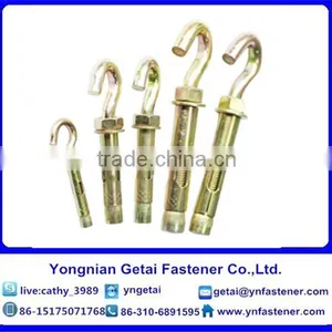 Galvanized Sleeve Anchor With Hex Bolt or Eye Bolt or Flang Nut and Hook Bolt thumbnail-3