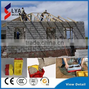 Plastic Concrete Block Interlocking Paver Mold Cement Paving Stone Mould thumbnail-3