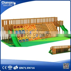 Wood Kindergarden Outdoor Playground thumbnail-1