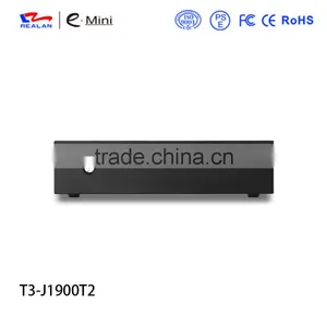 Mini pc Dual Nic With Intel Celeron Core J1900 2.4GHz Barebone System WIFI Best Computer for Home Theater 4K HD Playing thumbnail-2