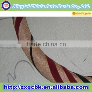 Fashion New Design Linen Car Steering Wheel Covers From Manufacture thumbnail-1