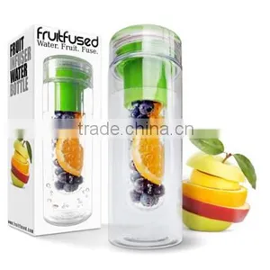 Sport Tritan Fruit Infuser Water Bottle(Many Color Option) - BPA Free thumbnail-1