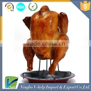 Food Grade Non-stick Collapsible Vertical Chicken Roaster thumbnail-2