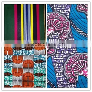 Wholesale Customized African Wax Printed 100% Cotton Fabric for Clothes thumbnail-1