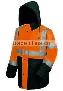Yellow Safety Reflective Jacket ,reflective Safety Light Jacket,work Jacket With Reflective Stripes thumbnail-5