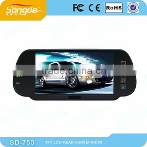 7inch MP5 Bluetooth Rearview Car Mirror Monitor With USB&SD thumbnail-5