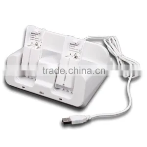 Triple Charging Dock / Viewing Stand For Wii U Gamepad And For Wii Remote Control thumbnail-3