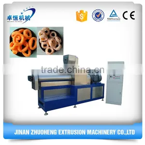 Automatic Extrusion Ring Puffed Corn Snacks Food Production Machine thumbnail-1
