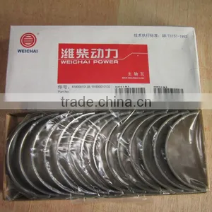 Weichai Engine Diesel Main Bearing 61800010128 for Wd615 Engine thumbnail-1