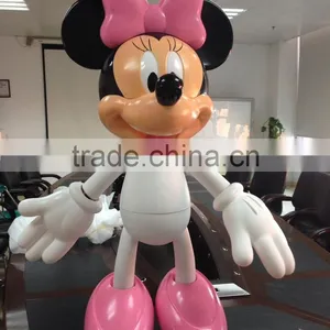 OEM Blow Molding Factory, ,3D Cartoon Toy,Plastic Mickey Minnie Mouse Toy. thumbnail-1
