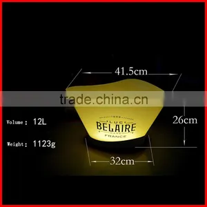 Rechargeable LED Large Ice Buckets Multiple Bottle Cognac Led Ice Bucket thumbnail-6