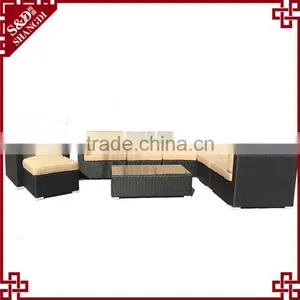 S&D 2016 Wholesale Synthetic Rattan Furniture Garden Sofa Outdoor Furniture thumbnail-3