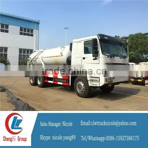 Fecal Suction Tank Truck CLW5080GXE3 Fecing Suction Truck thumbnail-1