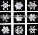 Snowflakes - Window Stickers thumbnail-1