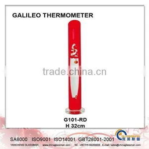 Galileo Thermometer Interesting Decoration G101-RD thumbnail-1