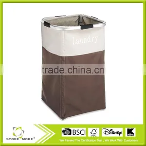 Lavish Home Foldable Double Laundry Hamper thumbnail-3