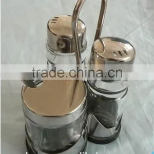 Eco-Friendly Feature LFBG Stainless Steel+ABS Oil and Vinegar Cruet Set thumbnail-5