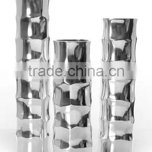Wholesale Metal Flower Vases & Pots in Aluminium Metal With High Quality Polish Finish thumbnail-1