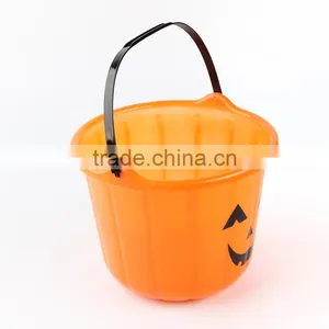 Pumpkin Pails ,Halloween Plastic Pumpkin Pail thumbnail-4
