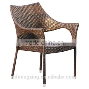 Outdoor Patio Wicker Arm Chair thumbnail-1
