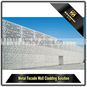 Architectural Laser Cutting Aluminium Perforated Sheet Metal Facade thumbnail-2