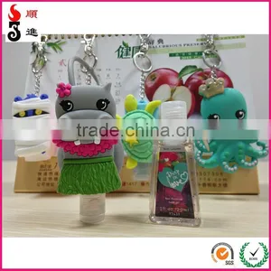 High Quality Scented Ethanol-based Antiseptic Hand Disinfectant With Cute Designs Portable Silicone Holders thumbnail-5