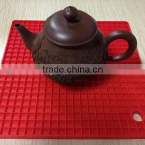 Grid Shape Silicone Table Mat Silicone Mat for Pot thumbnail-1
