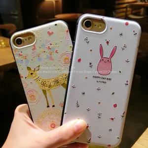 New Animal Cartoon Tpu Silicone Mobile Phone Cases for IPhone7/7Plus/6/6s/6plus/6splus Cell Phone Shell Back Cover Case thumbnail-2