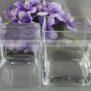 Beautiful Clear Glass Vase With Heart Design thumbnail-1