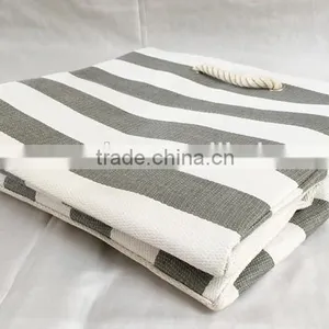 Household Square Foldable Paper Cloth Magazine Storage Basket thumbnail-4