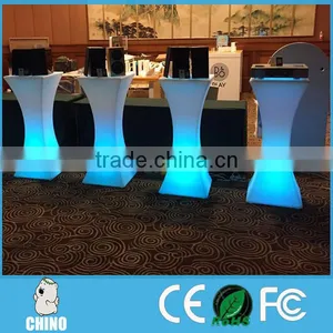 Battery Rechargeable Power Luxury Led Bar Table for Events thumbnail-4