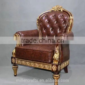 MD-2202-01 Fabric Single Seater Sofa Chairs thumbnail-2
