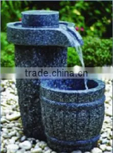Ancient Water Utensil Granite Fountain thumbnail-1