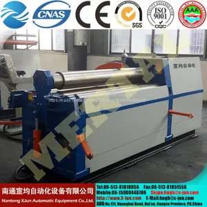 Promotional CNC Machine Plate Rolls Ce Approved CNC Plate Rolling Machine Mclw12xnc-3*1000 thumbnail-3