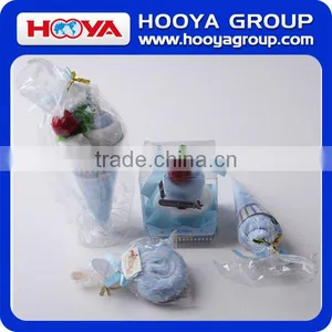NEW Design Baby Birthday Gift Cotton Favors Cake Towel thumbnail-1