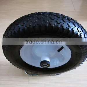 Diamond Pattern Wheelbarrow Wheel 4.00-8 thumbnail-1
