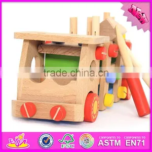 2016 New Design Kids Diy Wooden Screw Car Toy W03C024 thumbnail-1