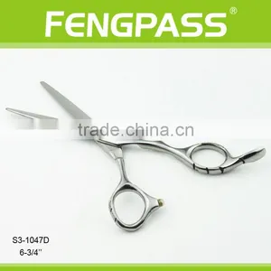 S3-1047D 6-3/4" Inch 2CR13 Stainless Steel With PP Handle Fashionable And Ergonomic Design Barber's Shears Haircutting Scissors thumbnail-2