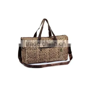Fashion New Design Folding Tote Shoulder Shopping Travel Bags Foldable Portable Duffle Bags thumbnail-5