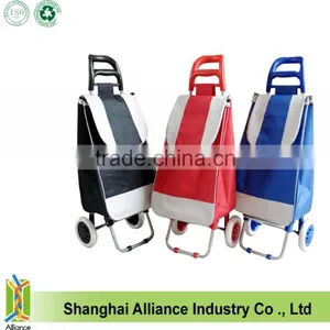 New Style Promotinal Trolley Shopping Bag With Wheels for Fair thumbnail-1