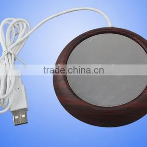 2017 Hot Sale Wood USB Heat Coffee Cup Warmer USB Mug thumbnail-2